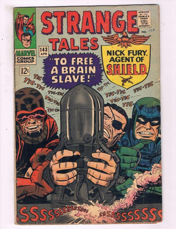 Strange Tales # 143 VG Marvel Silver Age Comic Book Dr. Strange Human Torch BN4