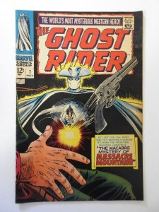 Ghost Rider #7 (1967) VG+ Condition stain fc