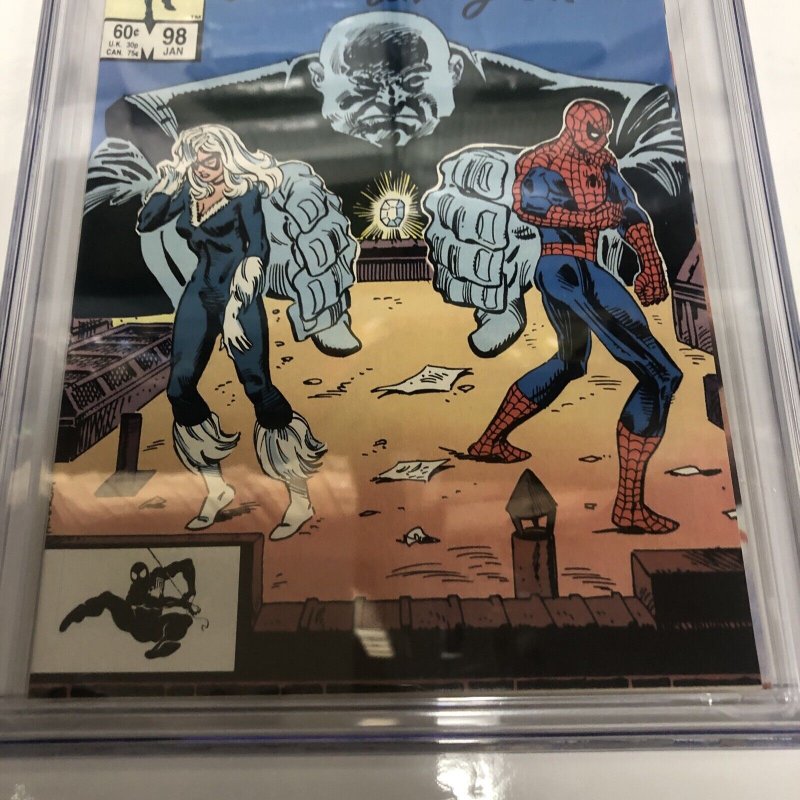 Spectacular Spider-Man (1985) # 98 (CGC 9.6 SS) Signed Al Milgrom * Marvel