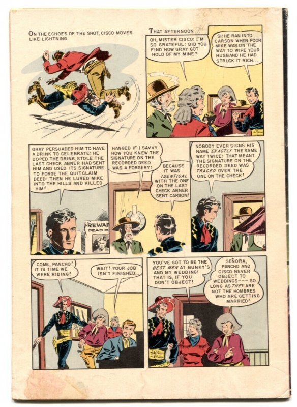 Cisco Kid #10 - 1952 - Dell - VG - comic book