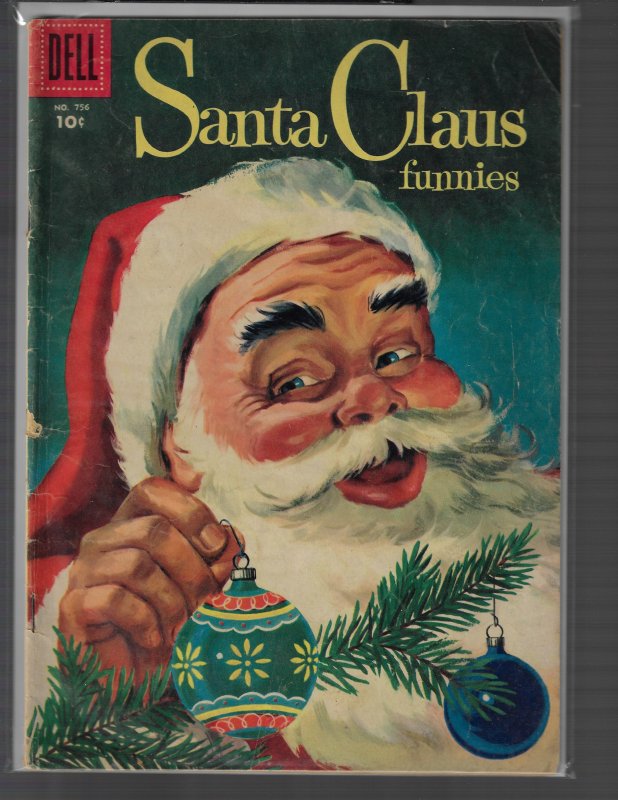 Santa Claus Funnies #756 (Dell, 1956) VG