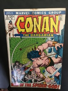 Conan the Barbarian #13 (1972) affordable -grade Barry Smith art! VG+ Wow!