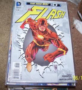 FLASH COMIC # 0 dc NEW 52 - PRE REBIRTH BARRY ALLEN HOT RARE  TV SHOW