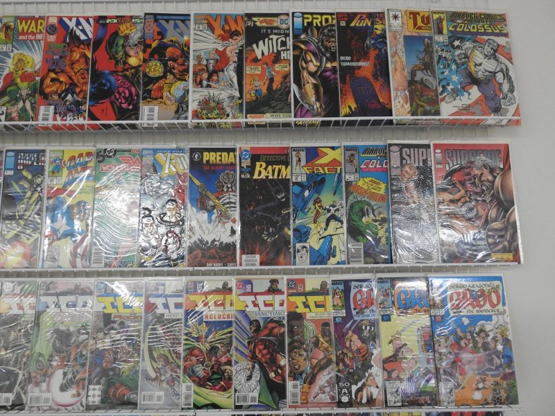 Huge Lot of 140+ Comics W/ Batman, Groo, Icon, +More! VF- Condition!