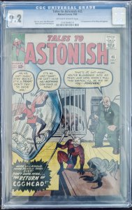 Tales to Astonish #45 (1963) CGC 9.2 RARE!