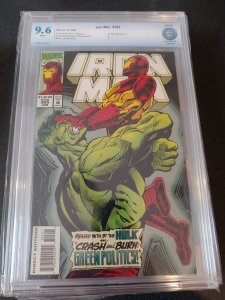 ​IRON MAN #305 CBCS 9.6 VS. THE HULK