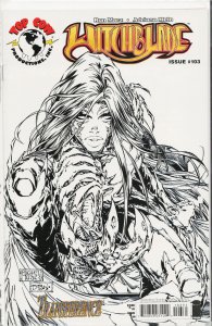 Witchblade #103 Sketch Cover (2007) Witchblade