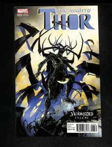 Mighty Thor (2016) #23 Clayton Crain Variant Venomized Hela