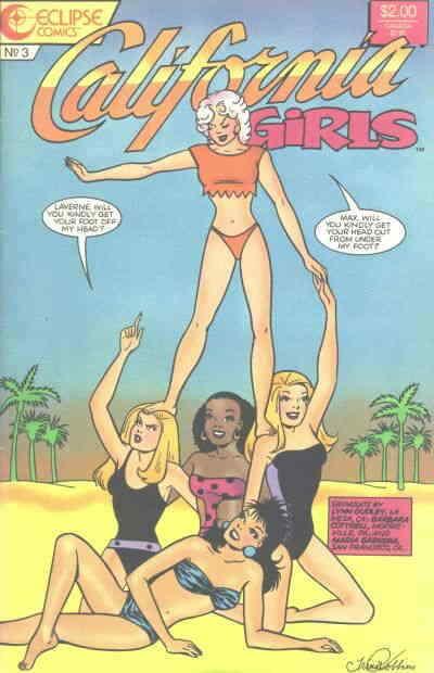 California Girls #3 VG; Eclipse | low grade comic - save on shipping - details i