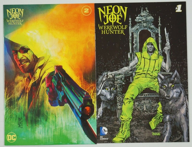 Neon Joe Werewolf Hunter #1-2 VF/NM complete series based on cartoon network