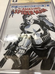 Amazing Spider-Man:Facsimile Edition(2023) #129(CGC 9.8) Signed Sketch Isherwood