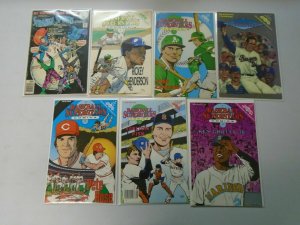 Sports Superstars comic lot 14 different 8.0 VF (1991-93)