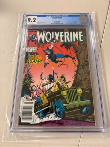 Wolverine # 5 CGC Graded 9.2 Marvel Comic Book 1989 John Bolton Back Cover JH34