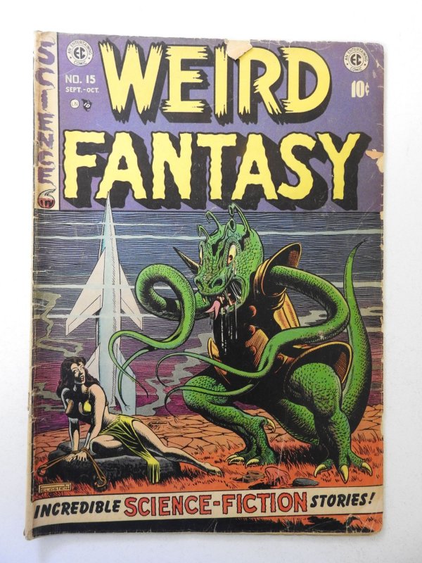 Weird Fantasy #15 (1952) VG- Condition see desc