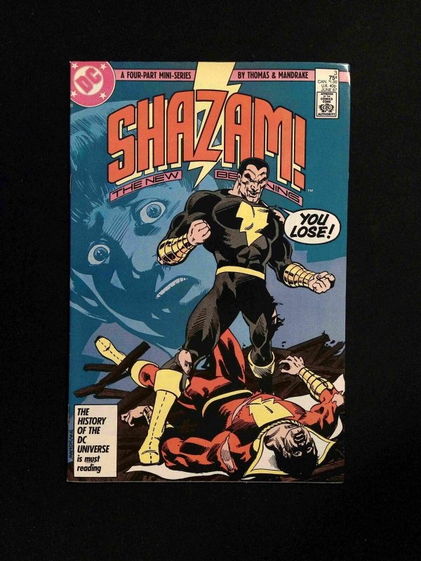 Shazam The  New Beginning #3  MARVEL Comics 1987 VF-