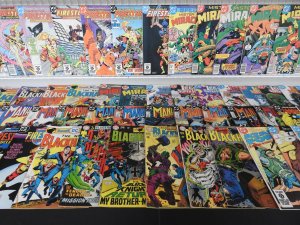 Huge Lot of 190+ Comics W/ Action Comics, Manbat, Blackhawk, Firestorm Avg. VF-