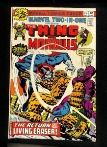 Marvel Two-In-One #15 Thing Morbius!