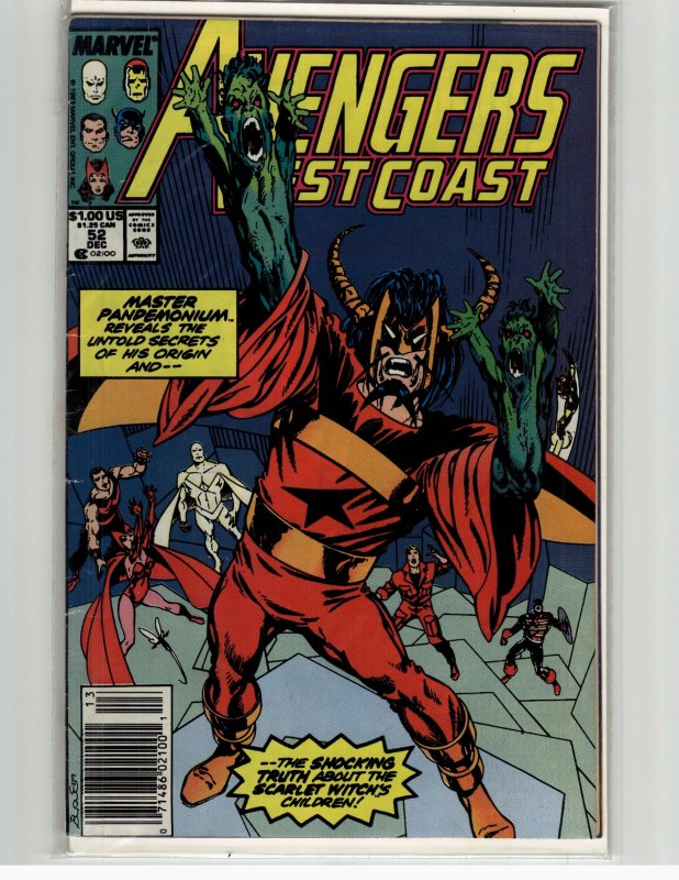 Avengers West Coast #52 (1989) West Coast Avengers / Avengers West Coast