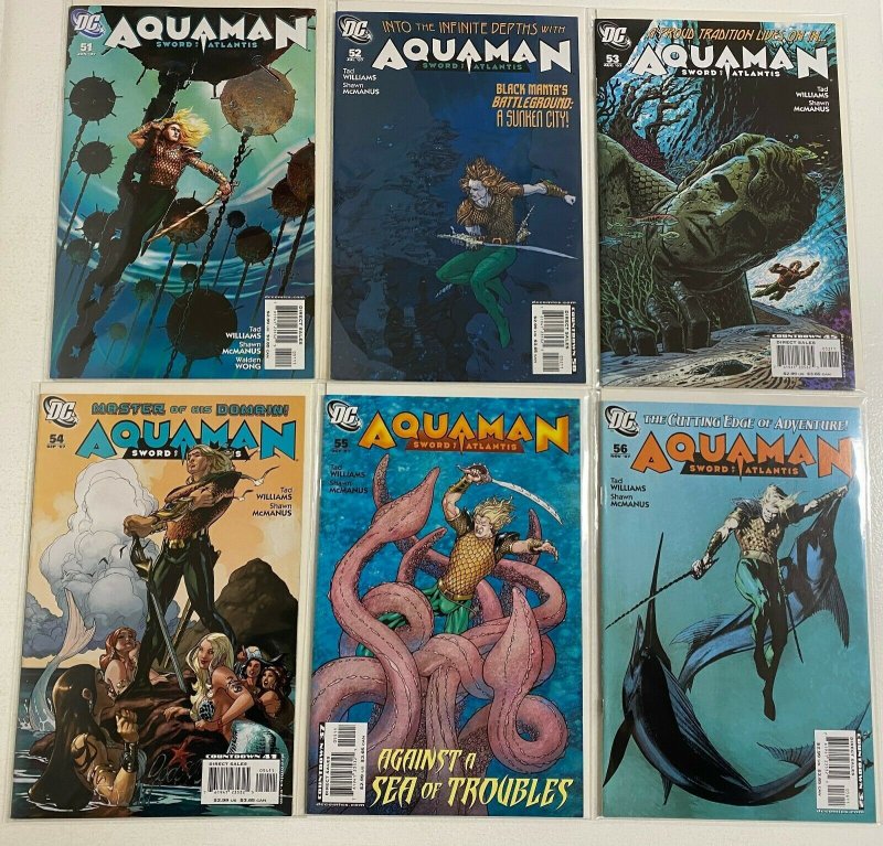 Aquaman Sword of Atlantis set #40-57 8.0 VF (2006-07) 