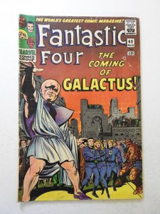 Fantastic Four #48 (1966) GD+ Condition glue residue interior front/back cover