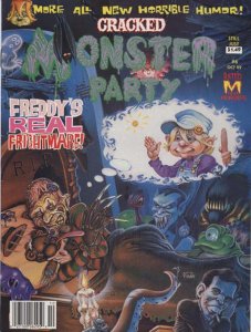 Cracked Monster Party #6 VG ; Globe | low grade comic Freddy Krueger cover