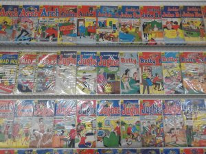 Huge Lot of 105 Cartoon Comics W/ Archie, Betty and Veronica +More Avg. FN Cond.