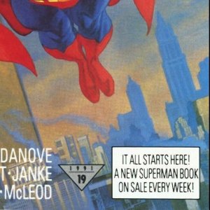Superman The Man Of Steel #1 DC Comics 1991 Krypton Man Fresh Pressed