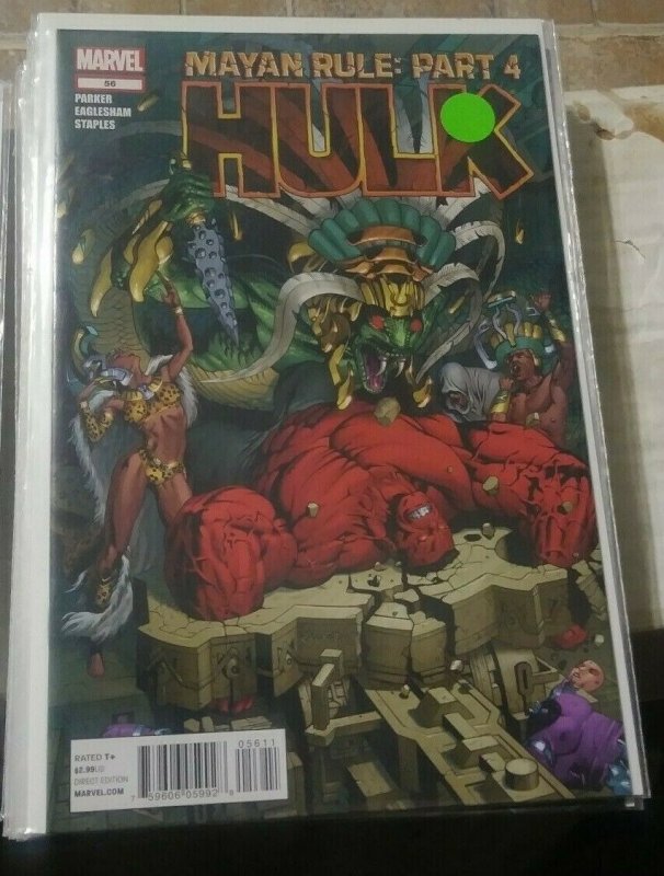  HULK #  56 2012 MARVEL RED HULK GENERAL ROSS + SHE HULKS MACHINE MAN