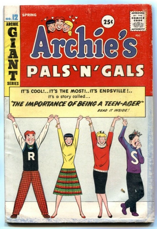 Archie's Pals 'n' Gals #12 1960-Betty & Veronics-Giant Issue- G/VG