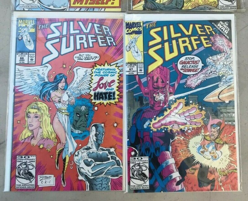 SILVER SURFER #64-67 4PC RUN (VF/NM) MY ENEMY, MYSELF!! 1992