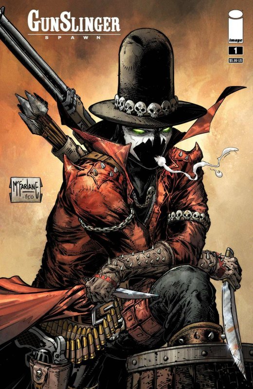 GUNSLINGER SPAWN #1 CVR B MCFARLANE 