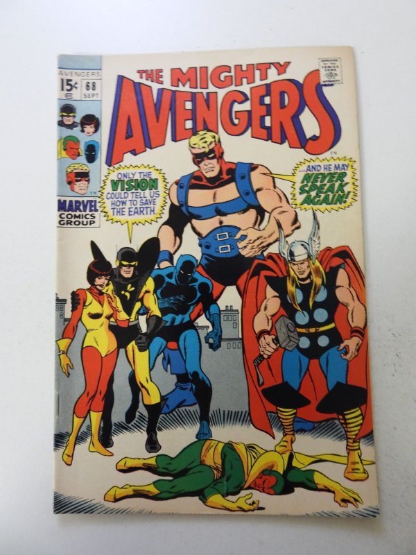 The Avengers #68 (1969) FN/VF condition