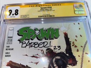 Spawn (2021) # 321 (CGC 9.8 SS WP) Signed Carlo Barberi • Image Comics