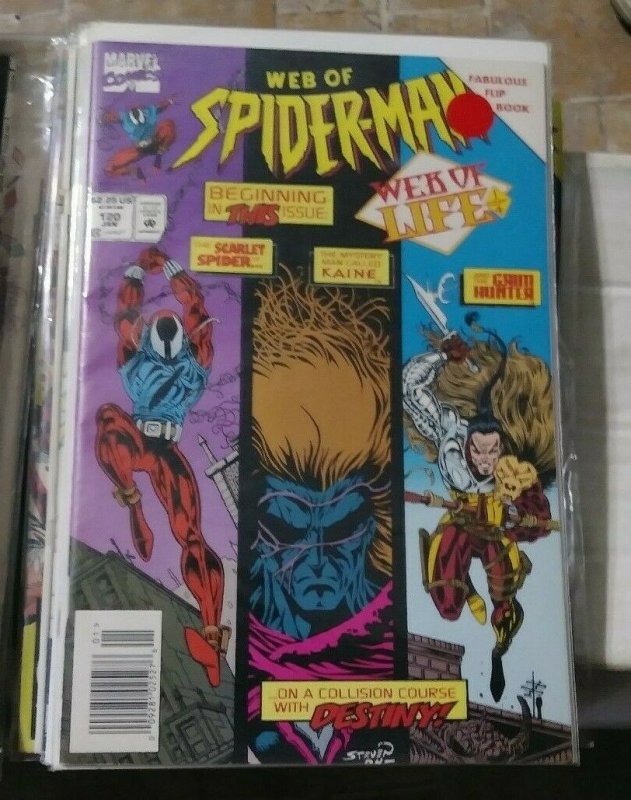 Web of spider-man # 120  1994 marvel   web of life pt 1 kaine scarlet spider kra