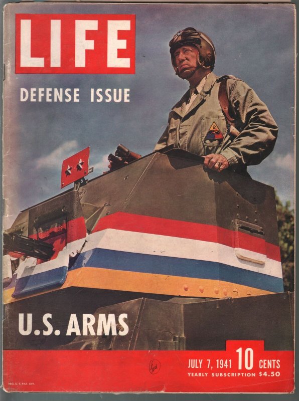 Life 7/4/1941-defense issue-pre WWII-Dorothy Lamour-military pix & info-VG+