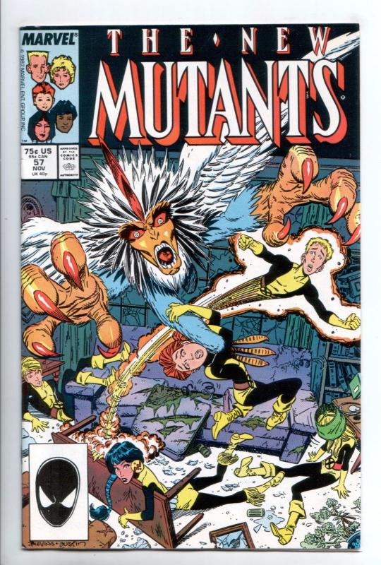 New Mutants #57 - Magma (Leaves Team) (Marvel, 1987) - VF+