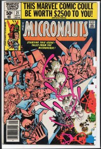 Micronauts #21 (1980) Micronauts
