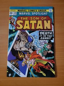 Marvel Spotlight #20 Son of Satan ~ VERY FINE VF ~ 1975 Marvel Comics