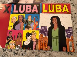 Lot Of 4 Comic Books Luba # 1 2 + Mister X # 1 + Femme Fatales Vol. # 2 # 3 TD15