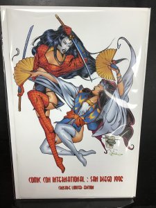 Shi vs Tomoe San Diego Comic Con Cover (1996)