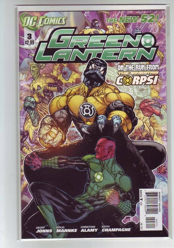 GREEN LANTERN (2011 DC) #3 NM-