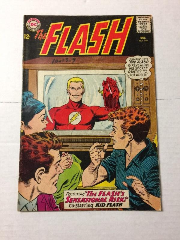 The Flash 149 4.0 Vg Very Good Writing In Graphite Pencil On Cover