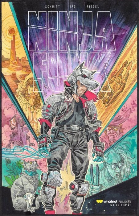 Ninja Funk #1 Alex Riegel Variant Whatnot Publishing 2022