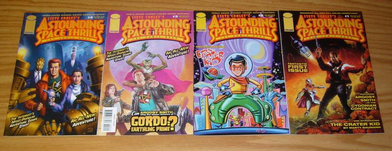 Steve Conley's Astounding Space Thrills: Comic Book #1-4 VF/NM complete series