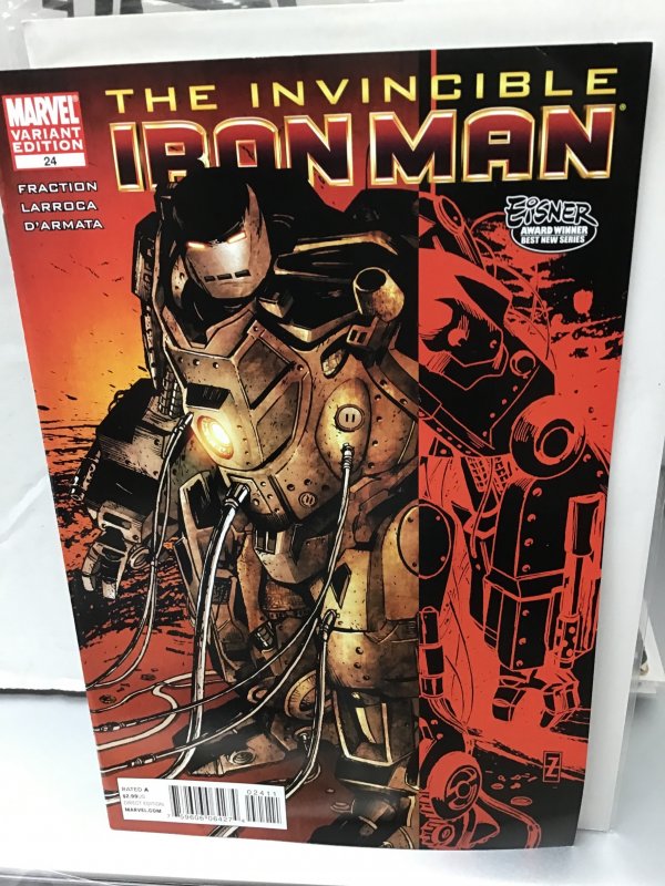 Invincible Iron Man #5 Variant Cover (2008) vf 4 comics)