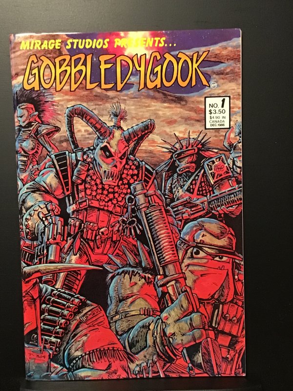 Gobbledygook #1 (1986) VF/NM 9.0 Teenage Mutant Ninja Turtles story