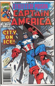 Captain America #372 Direct Edition (1990) Captain America