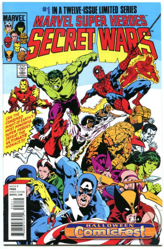 MARVEL SUPER HEREOS SECRET WARS #1 Halloween Comicfest, Promo, 2014, NM, Hulk 