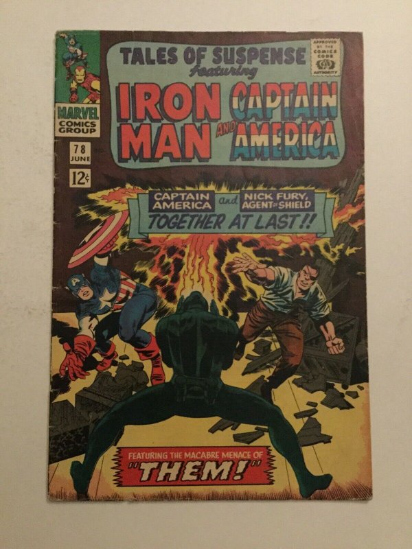 Tales Of Suspense 78 Vg Very Good 4.0 Marvel