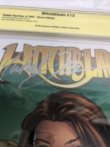 Witchblade (1997) # 12 (CBCS 9.4) Signed Michael Turner & David Wohl